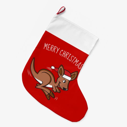 Weihnachten Großer Weihnachtsstrumpf (Vorderansicht (hängend))