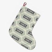 Weihnachten Großer Weihnachtsstrumpf (Vorderansicht (hängend))