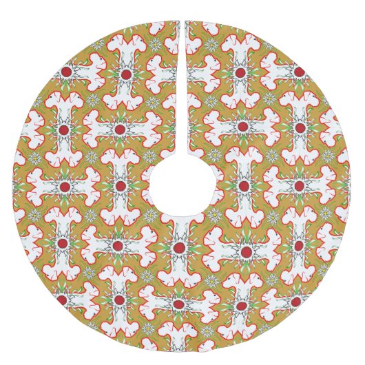 Weihnachten Großes Ding Polyester Weihnachtsbaumdecke (Vorderseite)