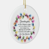 Weihnachten, Großtochter 2025 Keramik Ornament (Rechts)