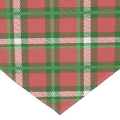 Weihnachten Grün, Rot, Kariertes Tartan-Muster Mittelgroßer Tischläufer (Ecke)