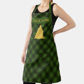 Weihnachten Grün & Schwarz Buffalo Karierten Weihn Schürze (InSitu)