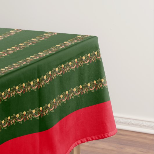Weihnachten grün Tableclout Tischdecke (Beispiel)