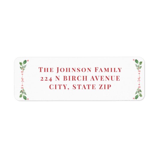 Weihnachten Grün und Rot (Vorne)