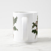 Weihnachten, Grüne Holly-Pflanze mit Berries Jumbo-Tasse (Rückseite)