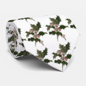 Weihnachten, Grüne Holly-Pflanze mit Berries Krawatte (Gerollt)
