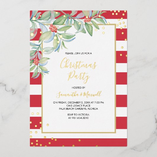 Weihnachten Grüne Streifen Feiertage Funktion (Vorderseite)