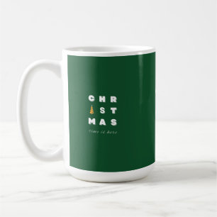 Weihnachten, Grüne Weihnachtskunst, Feiertage, Dez Kaffeetasse