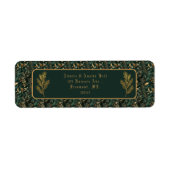 Weihnachten Grüner Blumenhintergrund Gold Pine (Vorne)