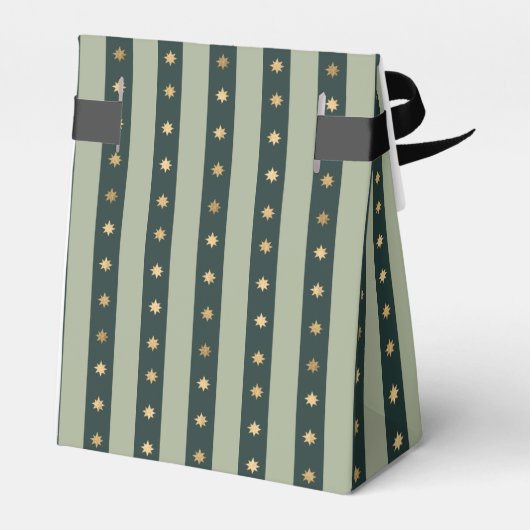 Weihnachten Grüner Streifen Holiday Weihnachten We Geschenkschachtel (Rückseite)