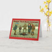 Weihnachten Gruß-Hoffnung, dich bald zu sehen, Karte (Gelbe Blume)