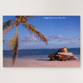 Weihnachten Grüße Militärischer Krieg Tank Puerto Puzzle (Horizontal)