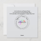 Weihnachten Grußkarte (Rückseite)