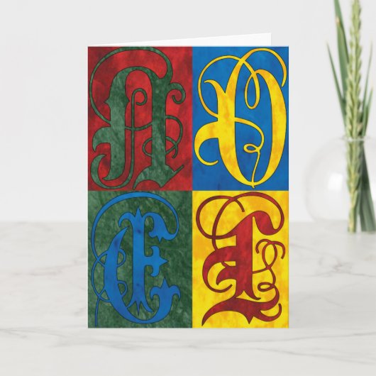 Weihnachten Grußkarte (Vorderseite)