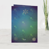 Weihnachten Grußkarte +2 Fotos Karte (Rückseite)