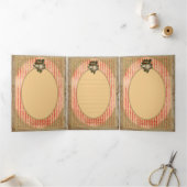 Weihnachten - Grußkarte Dreifach Gefaltete Urlaubskarte (Innenseite)