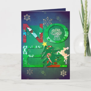 Weihnachten Grußkarte + Foto Karte