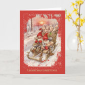 Weihnachten - Grußkarte Karte (Gelbe Blume)