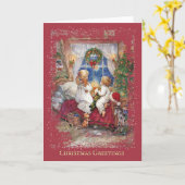 Weihnachten - Grußkarte Karte (Gelbe Blume)