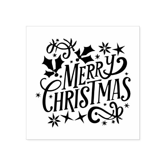 Weihnachten Gummistempel (Prägung)