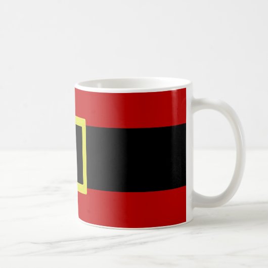 Weihnachten| Gürtel des Weihnachtsmanns Kaffeetasse (Rechts)