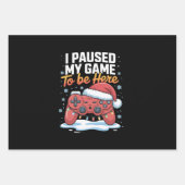 Weihnachten habe ich mein Spiel unterbrochen, um h Geschenkpapier Set (Vorderseite)