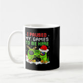 Weihnachten habe ich mein Spiel unterbrochen, um h Kaffeetasse (Links)