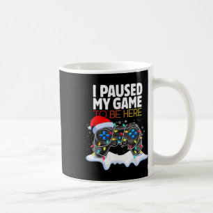 Weihnachten habe ich mein Spiel unterbrochen, um h Kaffeetasse