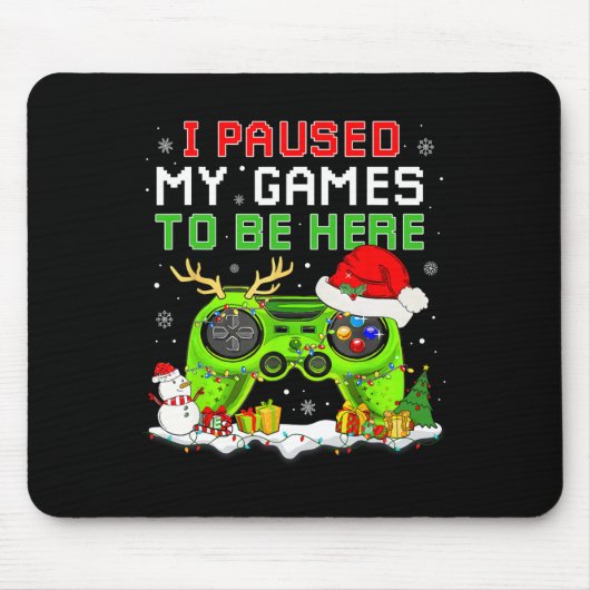 Weihnachten habe ich mein Spiel unterbrochen, um h Mousepad (Vorne)