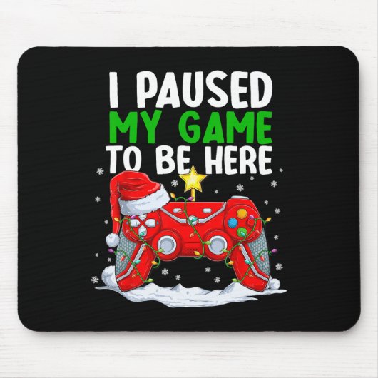 Weihnachten habe ich mein Spiel unterbrochen, um h Mousepad (Vorne)