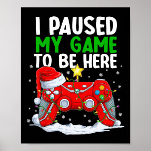 Weihnachten habe ich mein Spiel unterbrochen, um h Poster