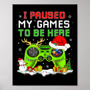 Weihnachten habe ich mein Spiel unterbrochen, um h Poster