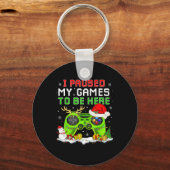 Weihnachten habe ich mein Spiel unterbrochen, um h Schlüsselanhänger (Vorderseite)