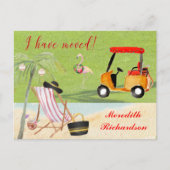 Weihnachten habe ich Ocean Beach Move Ankündigungspostkarte (Vorderseite)