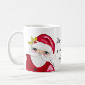 Weihnachten haben Sie einen fröhlichen kleinen Wei Kaffeetasse (Links)
