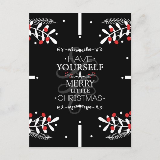 Weihnachten haben Sie sich selbst... Red Berries U (Vorderseite)