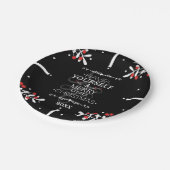 Weihnachten haben Sie sich selbst... Red Berries U Pappteller (Schrägansicht)