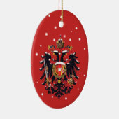 Weihnachten Habsburg Doppeladler Keramik Ornament (Rechts)