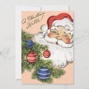 Weihnachten Hallo! Jolly Santa Claus