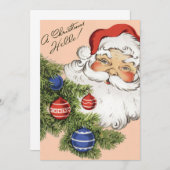 Weihnachten Hallo! Jolly Santa Claus (Vorne/Hinten)