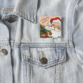 Weihnachten Hallo! Jolly Santa Claus Button (Beispiel)