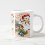 Weihnachten Hallo! Jolly Santa Claus Jumbo-Tasse (Rechts)