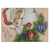 Weihnachten Hallo! Jolly Santa Claus Schneidebrett (Vorderseite)