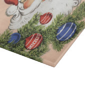 Weihnachten Hallo! Jolly Santa Claus Schneidebrett (Ecke)