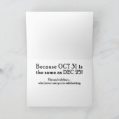 Weihnachten / Hallowmas card (Innenseite)