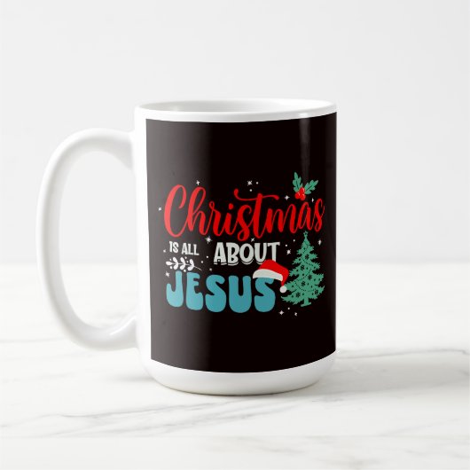 Weihnachten handelt von Jesus-43687 Kaffeetasse (Links)