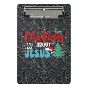 Weihnachten handelt von Jesus-43687 Mini Klemmbrett