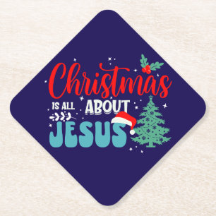 Weihnachten handelt von Jesus-43687 Untersetzer