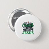 Weihnachten handelt von Jesus Design Button (Vorne & Hinten)