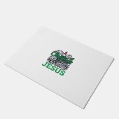Weihnachten handelt von Jesus Design Fußmatte (Schrägansicht)